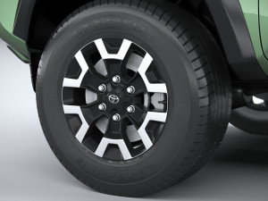 Toyota Tacoma Regular Cab TRD 2020 3D Model