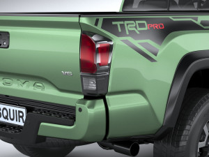 Toyota Tacoma Regular Cab TRD 2020 3D Model