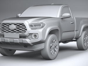 Toyota Tacoma Regular Cab TRD 2020 3D Model