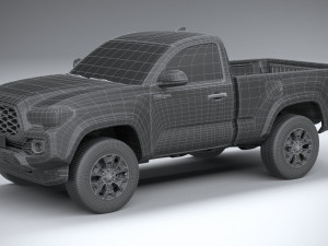 Toyota Tacoma Regular Cab TRD 2020 3D Model