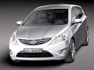 Hyundai Verna Accent 2012 Hatchback 3D Model