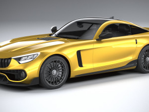 generic sport car 2021 3D Model