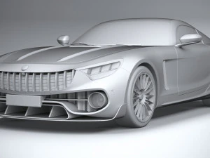 Generic Sport Car 2021 3D Model