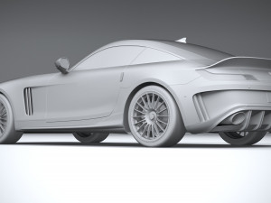 Generic Sport Car 2021 Model 3D