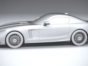 Generic Sport Car 2021 3D Model