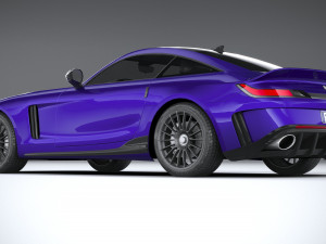 Generic Sport Car 2021 Lowpoly 3D Model