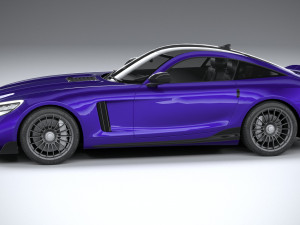 Generic Sport Car 2021 Lowpoly 3D Model