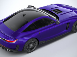 Generic Sport Car 2021 Lowpoly 3D Model