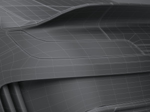 Generic Sport Car 2021 Lowpoly 3D Model