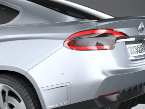 Generic SUV Coupe 2018 Lowpoly Modelo 3D