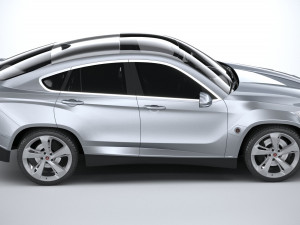 Generic SUV Coupe 2018 Lowpoly Modelo 3D