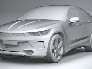 Generic SUV Coupe 2018 Lowpoly Modelo 3D