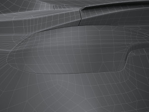 Generic SUV Coupe 2018 Lowpoly Modelo 3D