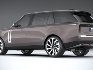Land Rover Range Rover LWB 2022 3D 모델