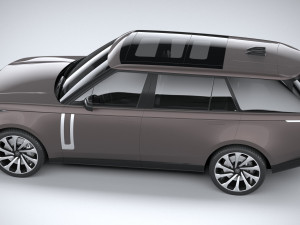 Land Rover Range Rover LWB 2022 3D 모델