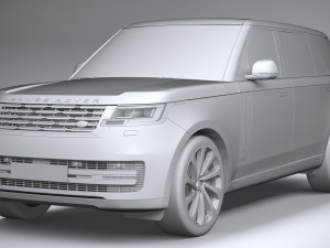 Land Rover Range Rover LWB 2022 3D 모델
