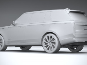 Land Rover Range Rover LWB 2022 3D 모델