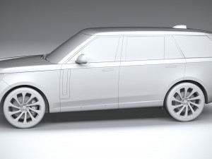 Land Rover Range Rover LWB 2022 3D 모델