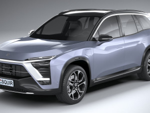 NIO ES8 2021 3D 模型