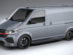 Volkswagen Transporter T6 1 Sportline 2022 3D Model