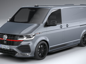 Volkswagen Transporter T6 1 Sportline 2022 3D मॉडल