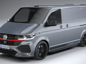 Volkswagen Transporter T6 1 Sportline 2022 3D Model