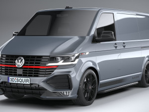 Volkswagen Transporter T6 1 Sportline 2022 3D मॉडल