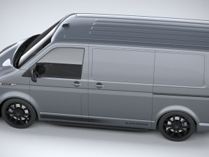Volkswagen Transporter T6 1 Sportline 2022 3D मॉडल