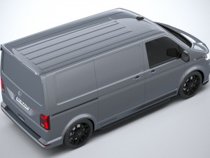 Volkswagen Transporter T6 1 Sportline 2022 3D मॉडल
