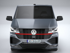 Volkswagen Transporter T6 1 Sportline 2022 3D मॉडल