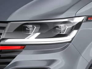 Volkswagen Transporter T6 1 Sportline 2022 3D Model