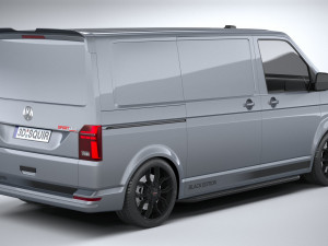 Volkswagen Transporter T6 1 Sportline 2022 3D मॉडल