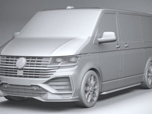 Volkswagen Transporter T6 1 Sportline 2022 3D मॉडल