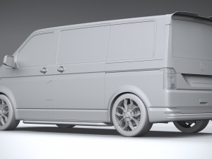 Volkswagen Transporter T6 1 Sportline 2022 3D मॉडल