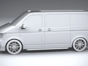 Volkswagen Transporter T6 1 Sportline 2022 3D Model