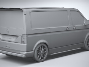 Volkswagen Transporter T6 1 Sportline 2022 3D मॉडल