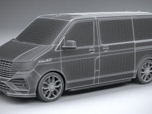 Volkswagen Transporter T6 1 Sportline 2022 3D मॉडल