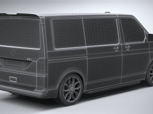 Volkswagen Transporter T6 1 Sportline 2022 3D मॉडल