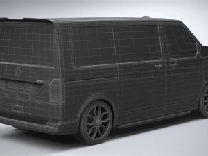 Volkswagen Transporter T6 1 Sportline 2022 3D Model