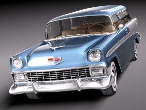 Chevrolet Nomad 1956 3D Model