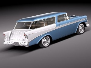 Chevrolet Nomad 1956 3D Model