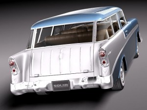 Chevrolet Nomad 1956 3D Model
