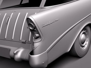 Chevrolet Nomad 1956 3D Model