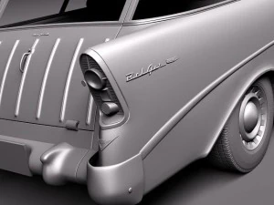Chevrolet Nomad 1956 3D Model