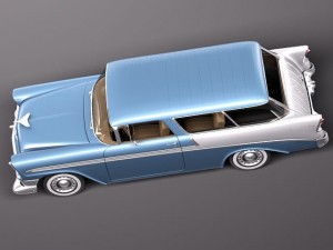 Chevrolet Nomad 1956 3D Model