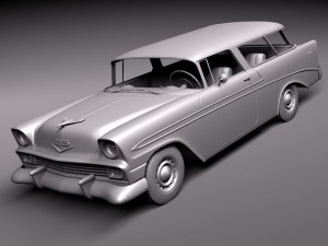 Chevrolet Nomad 1956 3D Model