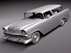 Chevrolet Nomad 1956 3D Model