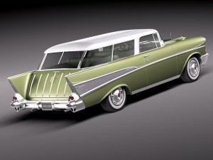 Chevrolet Nomad 1957 Modèle 3D