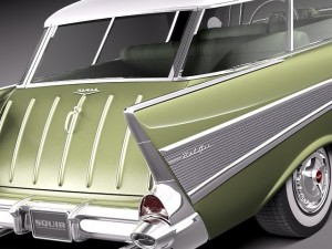 Chevrolet Nomad 1957 Modèle 3D