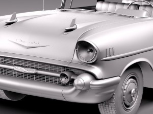 Chevrolet Nomad 1957 Modèle 3D